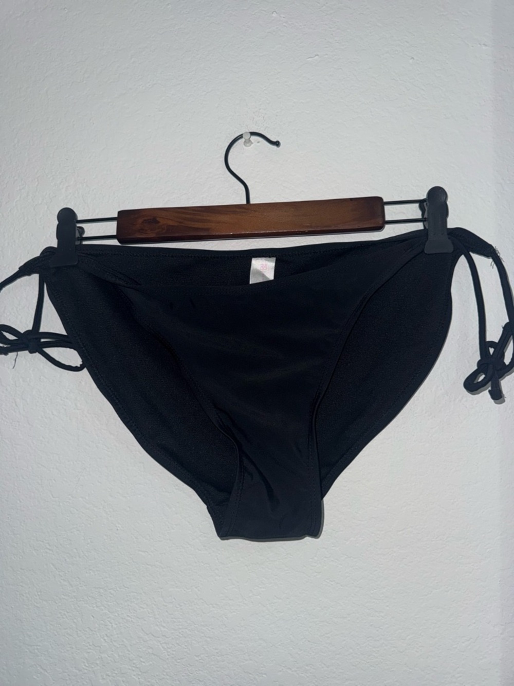 adidas Black Tie-Side Bikini Bottom